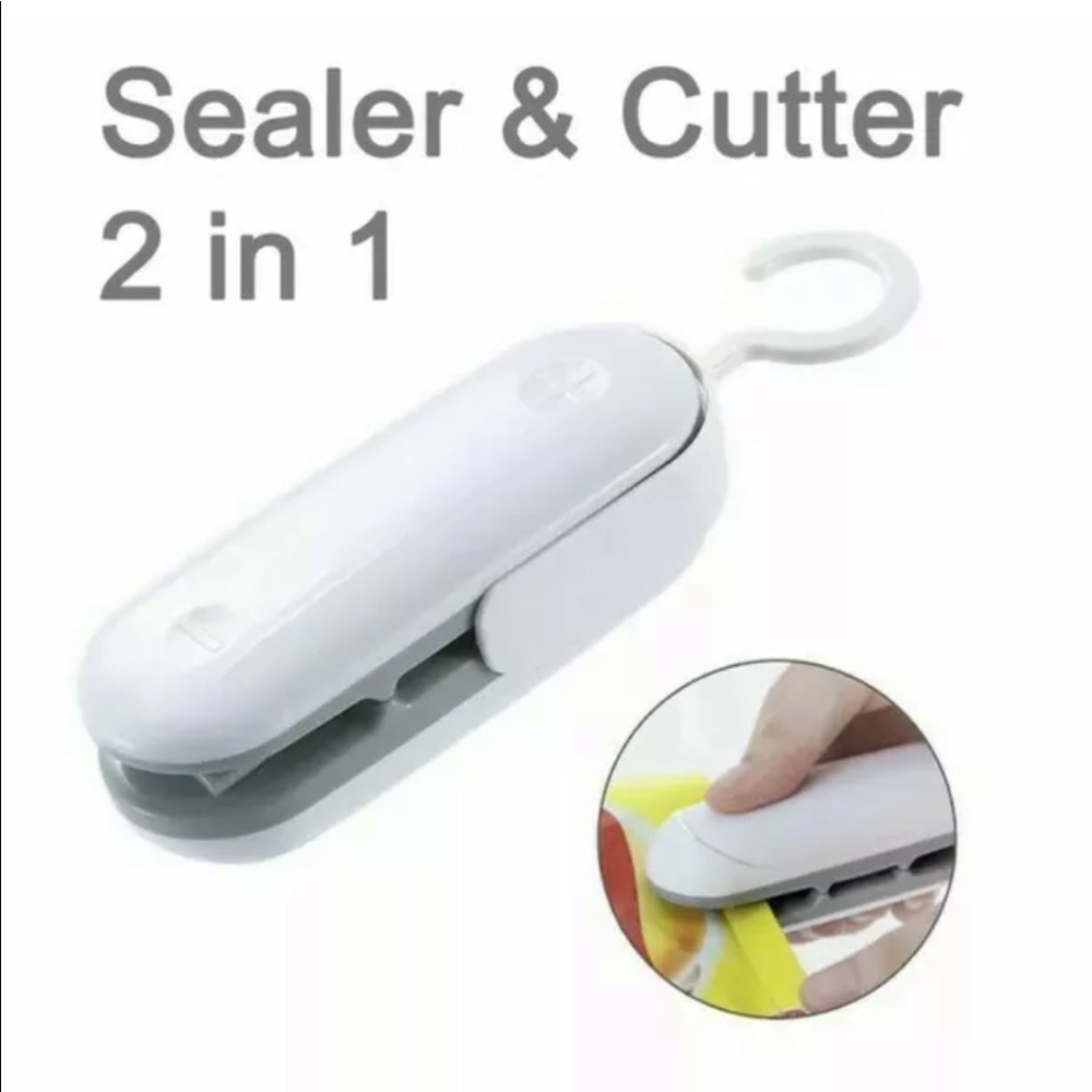 2in1 Sealer&Cutter Portable Resealer Heat Sealing